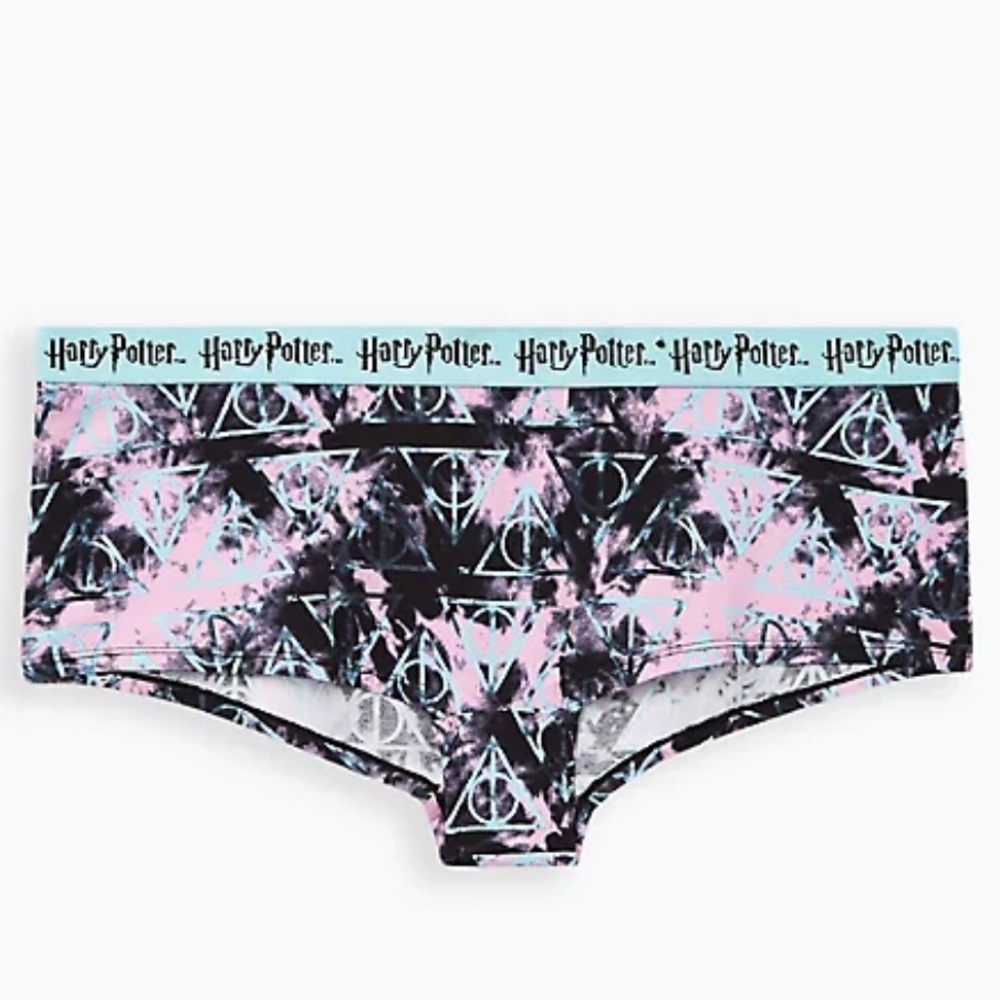 Torrid Harry Potter Deathly Hallows Purple Cotton Boyshort Panty
